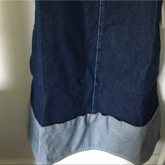 COS DENIM A-LINE DRESS NWT Size 6 - Picture 7 of 9